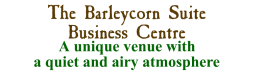 The Barleycorn Suite Business Centre and meetings. A unique venue with a quiet and airy atmosphere and kestrel cam